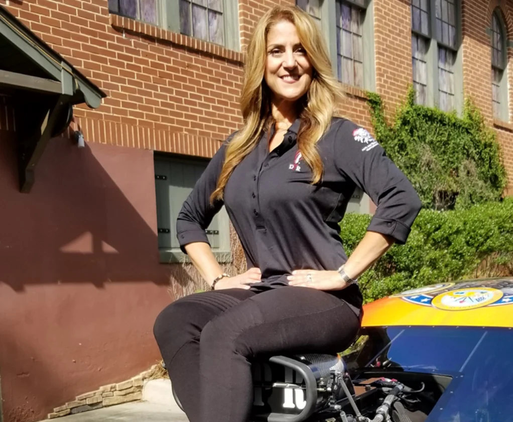 Dina Parise Story Ice Skating to Drag Racing